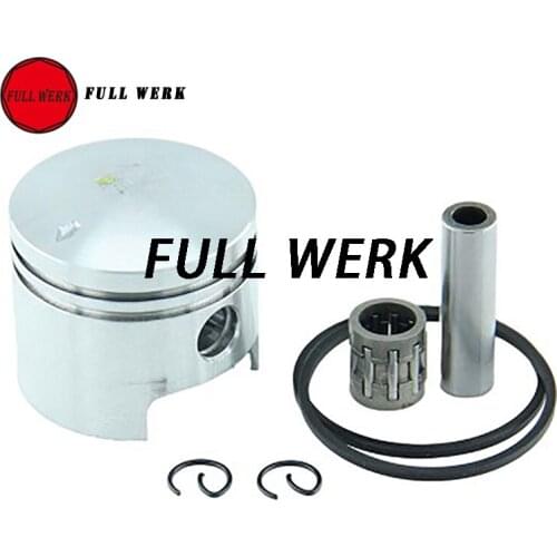 1 Set HH-122 2 Stroke Air Cooling Engine Parts 44mm Piston 10mm Pin Ring Set fit for 44-5 Mini ATV