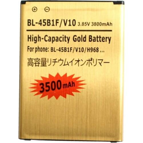 1x 3500mAh BL-45B1F 3.85VDC Replacement Gold Battery For LG V10 H968 H961N H900 H901 VS990 F600 F600L F600K H960A LS992