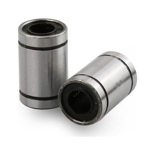 Anet 12pcs High quality lm8uu 45mm Lengthen LM8UU 8*15*45mm Linear Bearings 8mm for 3d printer parts Optical axis slider