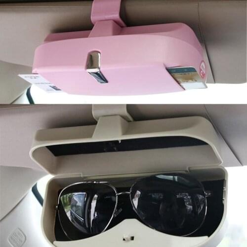 Car Sun Glasses Box Car Universal Magnetic CaseStorage Organizer Glasses Car Sun Visor Glasses Holder For Ford VW BMW