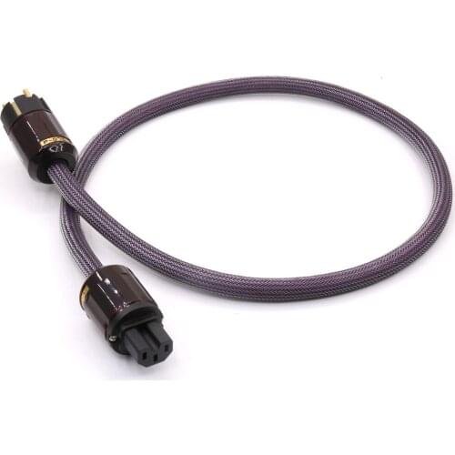 Hifi bullk cable with P-079E/C-079 Power plug EU Schuko AC power cord for HIfi AMP CD player