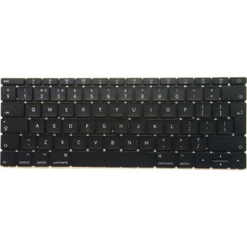 HoTecHon New A1534 UK Keyboard w/o Backlit Paper for MacBook 12" Retina 2015 Year No Backlit Paper