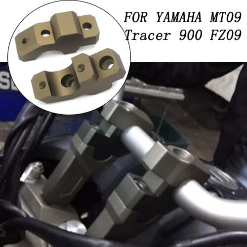 FOR YAMAHA MT09 Tracer 900 FZ09 Handlebar Bar Risers Barback Motorcycle Mount Handle Clamp Universal Handlebar Riser Bar