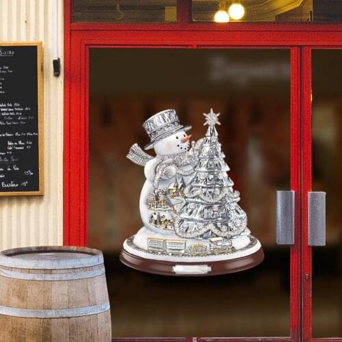 Merry Christmas Decorations Paste Window Paste Stickers Christmas Ornaments Tree Decor Navidad Xmas Gift New Year