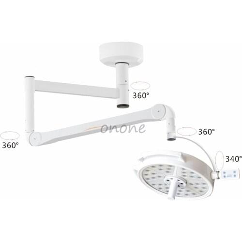 NEW 108W Super Brightness Ceiling Mount LED Surgical Exam Light Shadowless Lamp Pet Surgery Dental Department