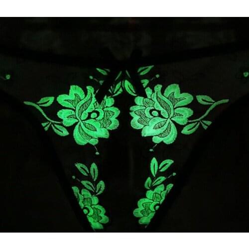 New style Fluorescence Sex Open Crotch Lace G-string T-back Briefs Underpants Lingerie Erotic Lingerie Hot Sexy T-back Tangas
