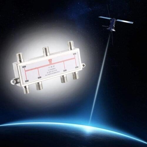 6 Way Satellite Antenna Cable TV Signal Splitter Distributor For SATV/CATV 5-2400MHz Satellite Receiver For SATV/CATV