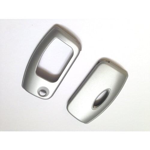 Silver Hard Plastic Remote Key Fob Flip Key Protection Case Cover 3 Button For Ford Fiesta Focus C-Max Galaxy Kuga Mondeo S-Max