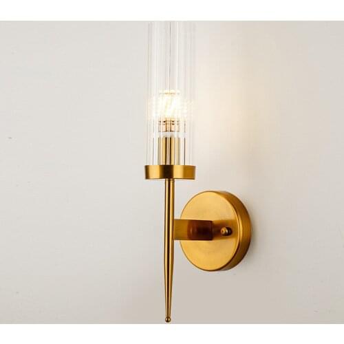 Light gooseneck lamparas de techo colgante moderna blue wall light mirror light aisle bedside bedroom lamp espelho wall lamp