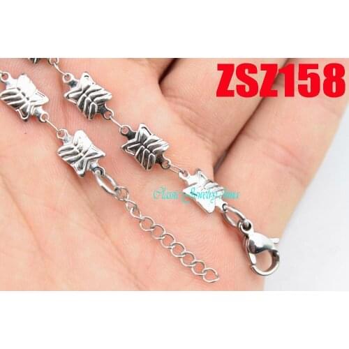 Shield shape stainless steel brace lace fashion bracelet fashion jewelry 20pcs ZSZ158