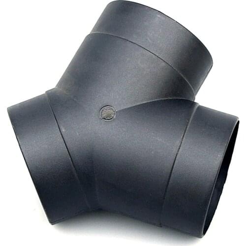 75mm Air Vent Ducting Y Piece Elbow Pipe Outlet Exhaust Connector For Webasto Eberspaecher Air For Diesel Parking Heater