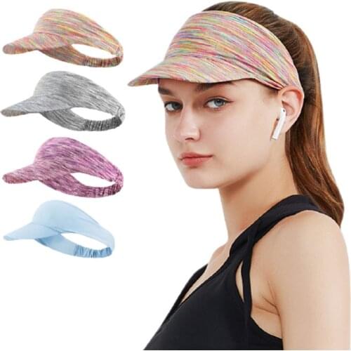 Women Elastic Sweatband Outdoor Sports Gym Athletic Headband Hat Breathable Basketball Cycling Fitness Yoga Running Hair Band