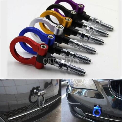 10 PCS Universal Racing Towing Car Tow Hook Fit For BMW European Car Auto Trailer Ring Car Accessories