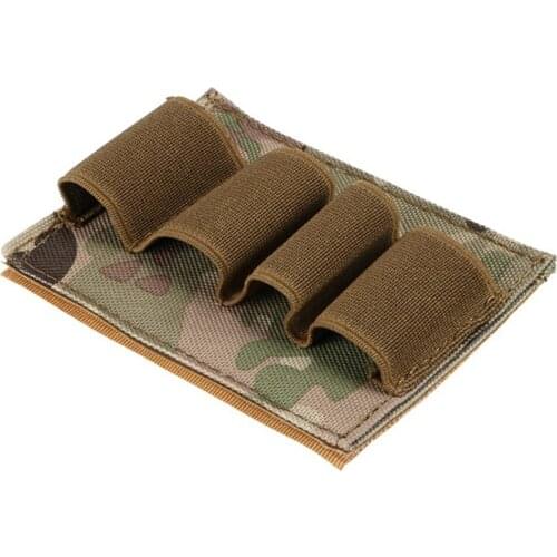 4 Slot Multi-function Rectangle Military Outdoors Tactical Camouflage Magic Tape for Ourdoor Camping Accessories Tools