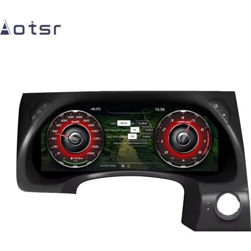 12.3" Android 7.1 Car LCD instrument dashboard screen GPS Navigation For Nissan Patrol 2016 2017 2018 Multimedia player stereo