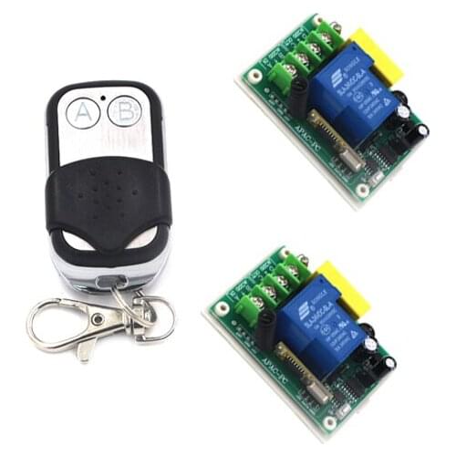 220V Wireless Switch Remote Control System 30A 3000W RF 433MHZ 315MHZ Lamp Control Jog/ Self-lock/ Inter-lock SKU: 5155