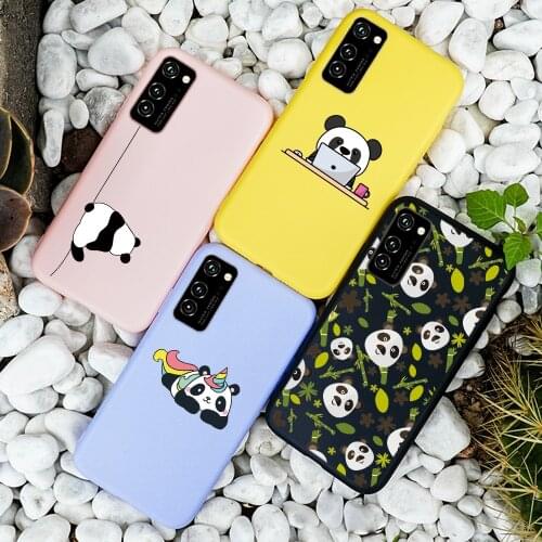 For Huawei Honor 10 Lite 20 Pro 9X View 30 V30 PRO Case Panda For Huawei P30 Pro Lite P Smart 2019 NOVA 5T Cover Silicone Bumper