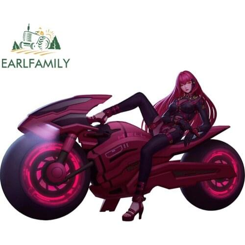 EARLFAMILY 13cm x 7.8cm for Fate Series DIY Motorcycle Car Sticker Personality Creative Stickers Anime Vinyl Car Wrap SUV Decals