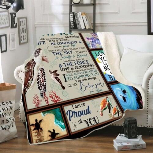 I Am So Pnoud Of You 3d printed fleece blanket for Beds Hiking Picnic Thick Quilt Fashionable Bedspread Sherpa Throw Blanket