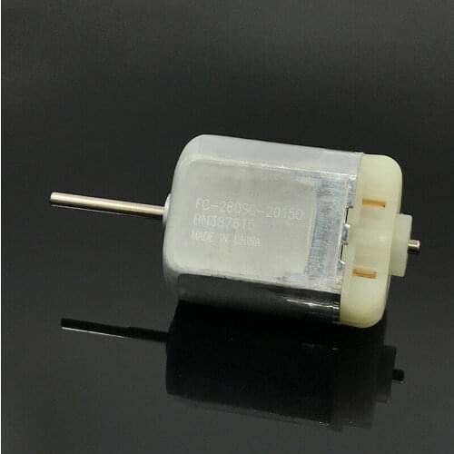 Mabuchi FC-280SC-20150 Micro 18mm*24mm Motor DC 12V Car Door Lock Actuator Folding Rear View Mirror Electric Motor Long Shaft