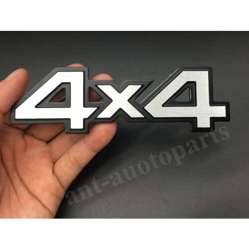 Metal Chrome 4WD 4x4 Car Rear Trunk Tailgate Emblems Badge Decal Sticker SUV