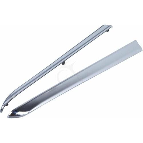 Motorcycle Left & Right Trunk Saddlebag Moulding Chrome For Honda Goldwing GL1800 2001-2011 03 05 07 09