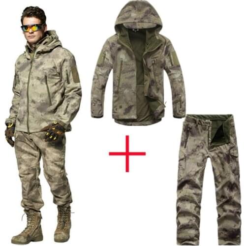 Men Outdoor Waterproof Jackets TAD V 5.0 XS Softshell Hunting Outfit Thermal Clothes Tactical Camping Hiking Breath Sport Suit