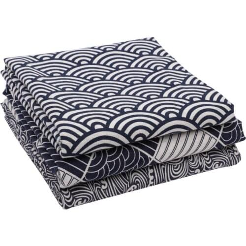 New Printed Twill Cotton Fabric For DIY Pachwork Quilting Sewing Curtain Tablecloth Sleepwear/Japanese Series Material HalfMeter