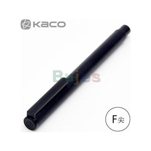 Kaco Fountain Pen TUBE EF Hooded Nib Smooth Writing Exchangeable Ink Cartridge Classic Business Office Gift Set Package