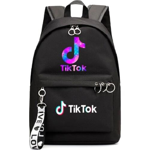 Tik Tok Women Backpack Men Canvas Travel Backpack Female School Bag For Teenagers Girl Boys Shoulder Bag Bagpack Rucksack