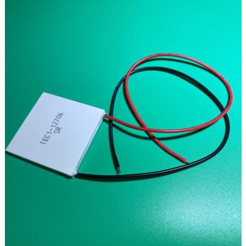 TEC1-12706 12V 60W High Low Temperature Power Generation Heatsink Thermoelectric Cooler Peltier Cooling Plate Panel Module