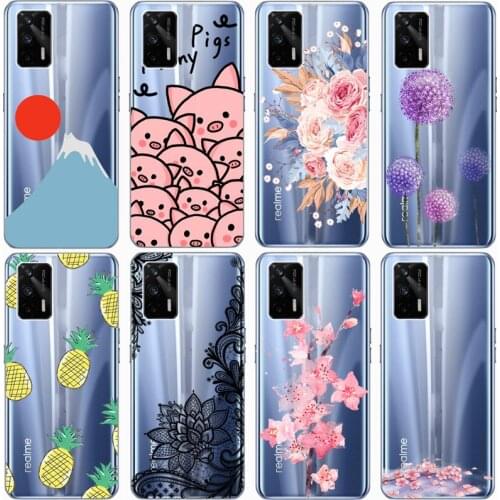 For OPPO REALME GT Case Ultra Thin Clear Soft TPU Case Cover For oppo realme gt Case Transparent Couqe Funda
