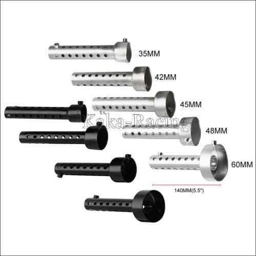 Universal 35mm 42mm 45mm 48mm 60mm DB Killer Silencer Noise Sound Reduce Muffler Silencer For Akrapovic Motorcycle exhaust pipe