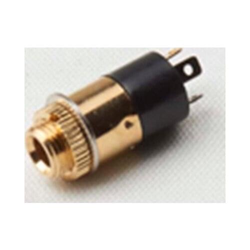High quality 100pcs/lot complexion 3.5mm stereo audio socket with gold plated