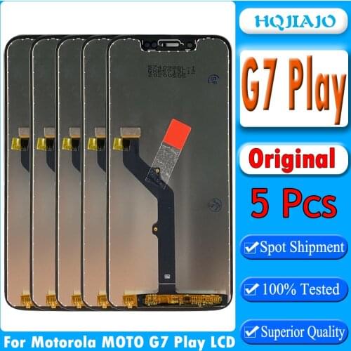 5 PCS LCD For Motorola MOTO G7 Play LCD Display Touch screen Digitizer Assembly For MOTO G7 Play LCD Screen