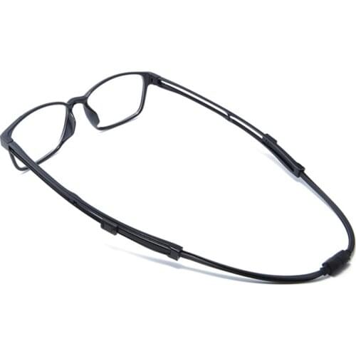 Anti Blue Glasses Computer Radiation Protection Eyeglasses Indoor Outdoor Sport Optical Glasses Frame Replaceable Hanging Neck
