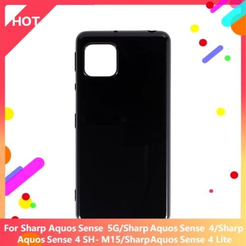 Aquos Sense 5G Case Matte Soft Silicone TPU Back Cover For Sharp Aquos Sense 4 4 SH-M15 4 Lite Phone Case Slim shockproof