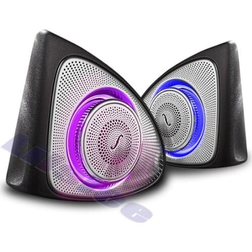 Car Ambient Light High Pitched Speaker Atmosphere LED For Mercedes Benz MB W213 Update Color Changed by NTG System