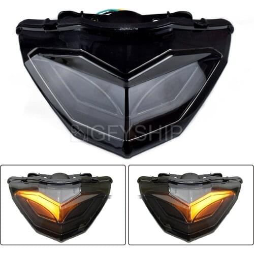For Kawasaki Ninja 250 Ninja 300 2013 to 2017 Ninja 250 300 Ninja Motorcycle Tail Light LED Turn Signals Motorcycle Brake Light