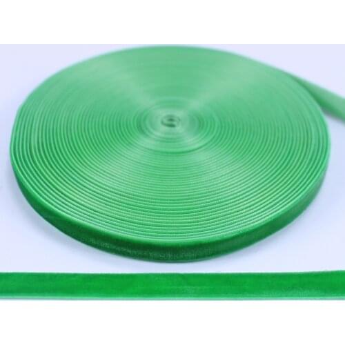 579 classical green 3/8" 9 single faced velvet ribbon non-elastic velour webbing headband Hair band accessories 10yards/lot