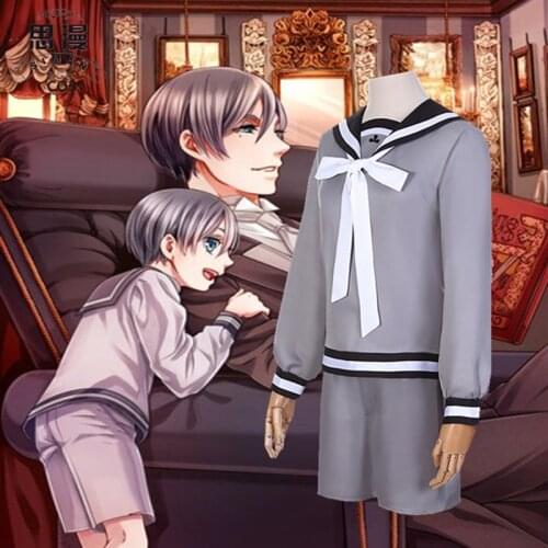 Anime Black Butler Ciel Phantomhive Gemini birthday party uniform cosplay