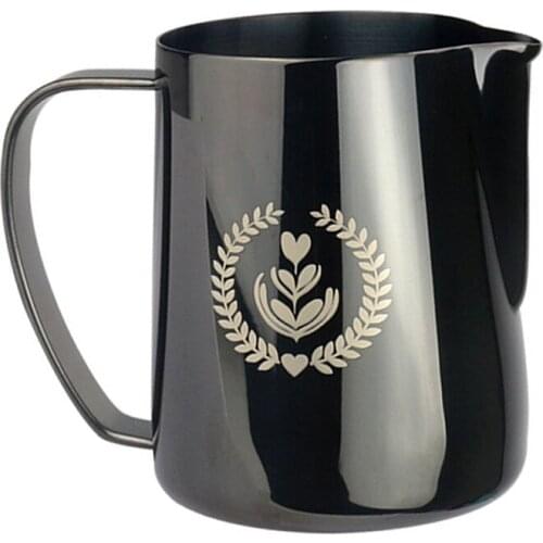 Espresso Steaming Pitcher 350/600ML, Espresso Milk Frothing Pitcher,Coffee Milk Frothing Cup, Coffee Steaming Pitcher