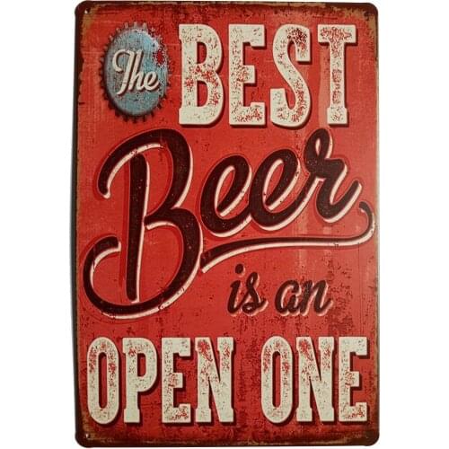 Best Beer Vintage Funny Home Decor Tin Sign Retro Metal Bar Pub Poster 8 x 12