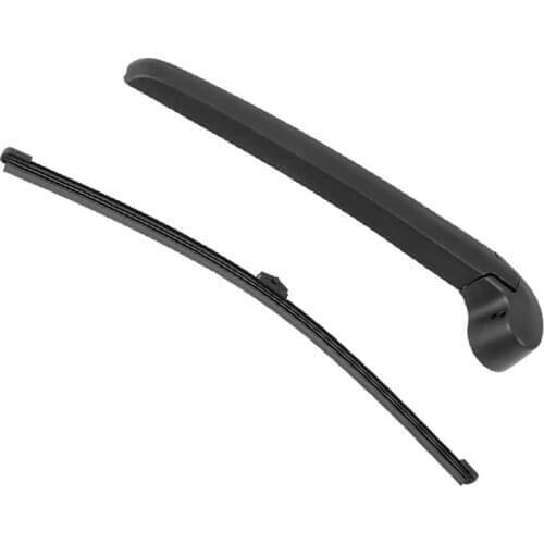 Wiper 14" Rear Wiper Blade & Arm Set Kit For Audi A1 Hatchback 2010 - 2017 Windshield Windscreen Rear Window