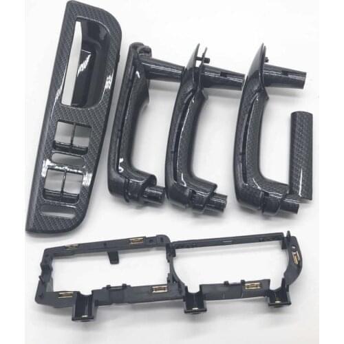 Carbon Fiber Style Interior Grab Handle Inside door handle door armrest for: 1999-2004 Volkswagen Bora Golf 4 MK4 for Jetta