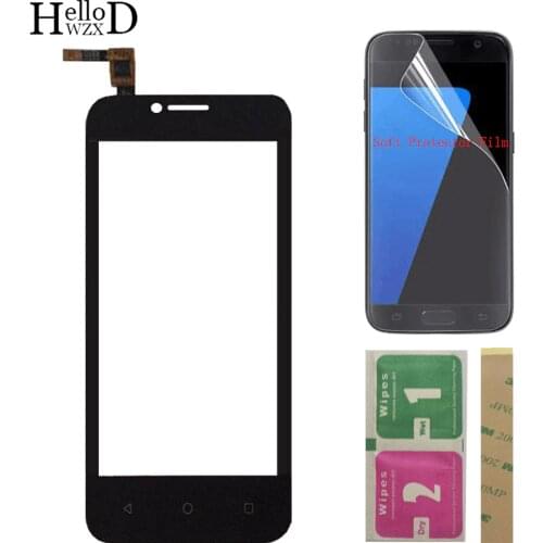 Mobile Touch Screen TouchScreen For Huawei Ascend Y560 Y 560 Touch Glass Front Glass Digitizer Panel Lens Sensor +Protector Film