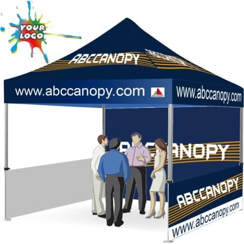 3 x 3m Aluminum Frame Outdoor Folding Advetisement Party Gazebo Promotion Pop Up Canopy Garden Shade with Personalized Printing