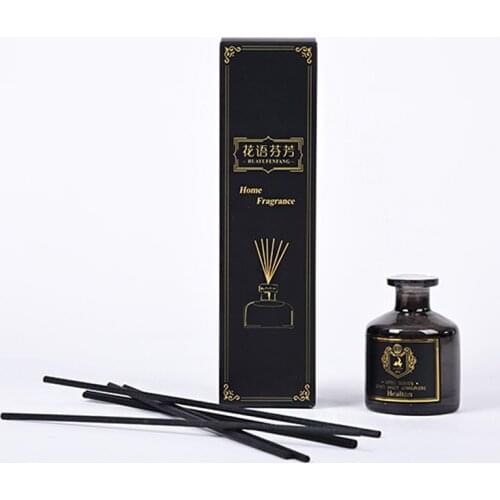 1pcs 50ml Glass Bottle Aroma Reed Diffuser No Fire Aromatherapy Bedroom Air Freshener Lavender Rose Sea Lemon Diffusers