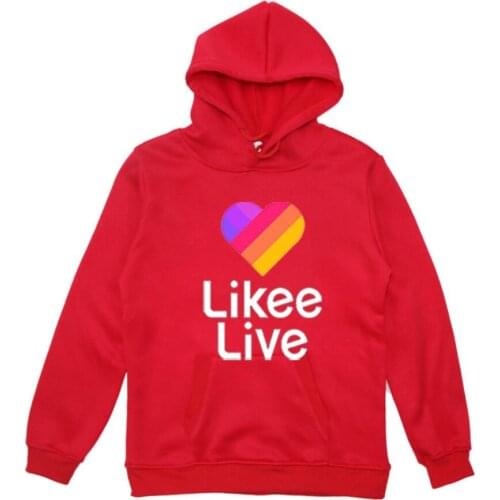 2020 Kids Pullover Likee Video App Sweatshirt Childrens Clothing Baby Boys Girls Hoodie Casual Tops with Hood Students Hoodies