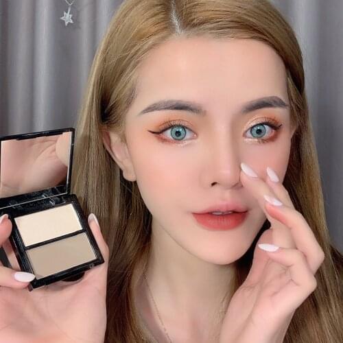 TT Loreal Two-Color Contour Compact Highlight Integrated Ginger Dual-Use Matte Powder Shadow Nose Shadow Stereo